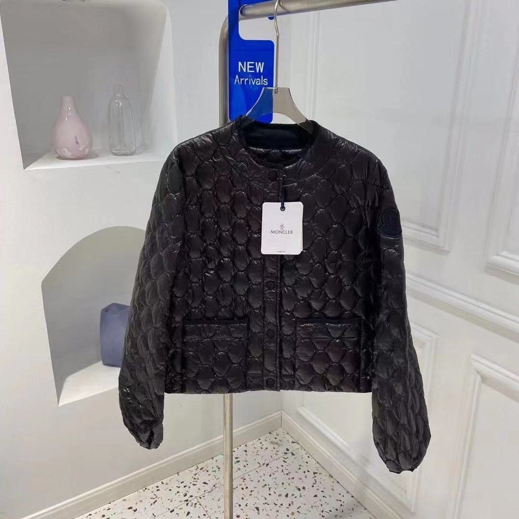 Moncler Women's Heart-Quilted Short Down Coat