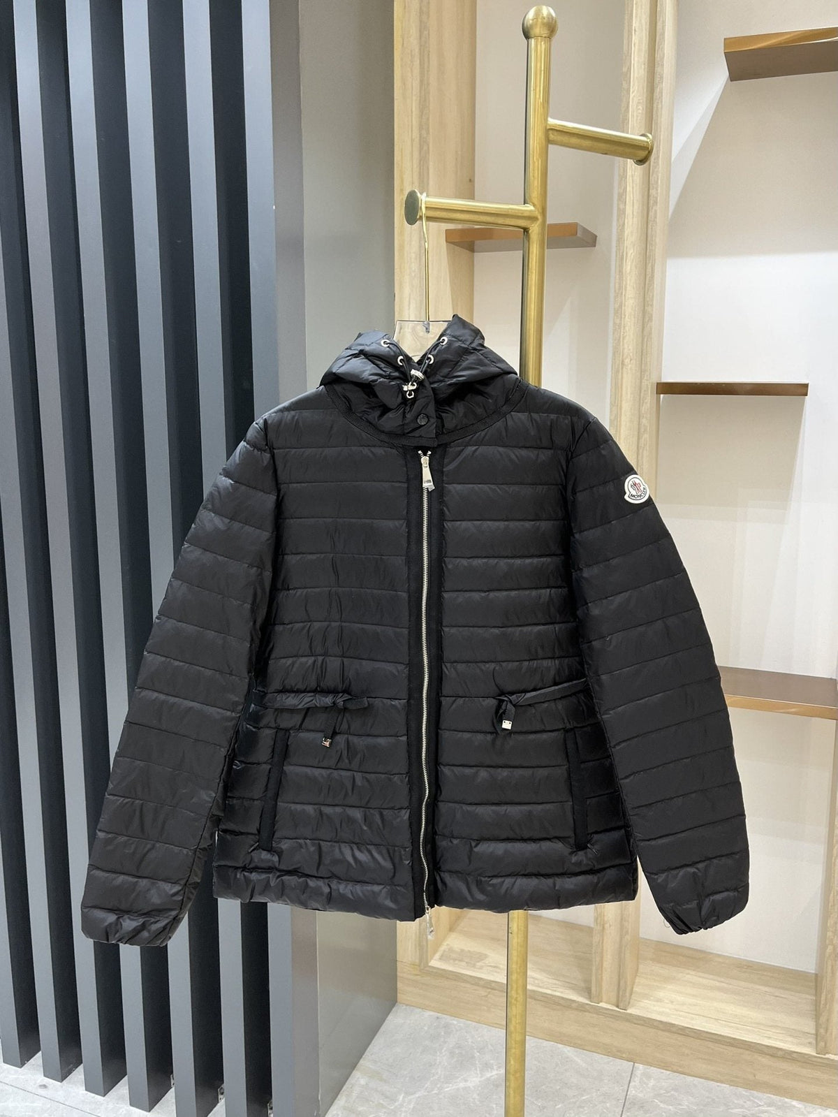 Moncler Short Hooded Down Coat