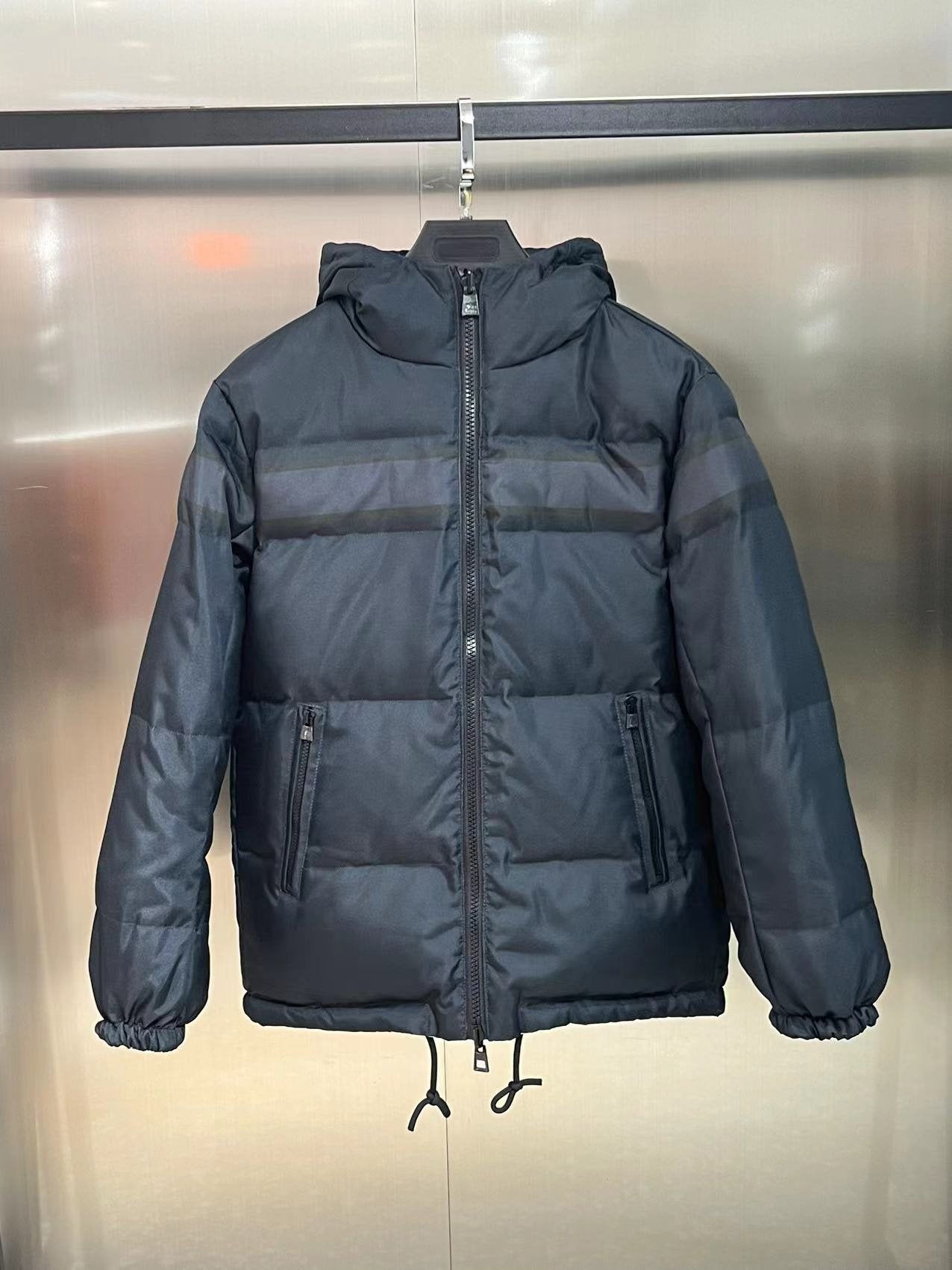 Dior Reversible Hooded Monogram Puffer Jacket