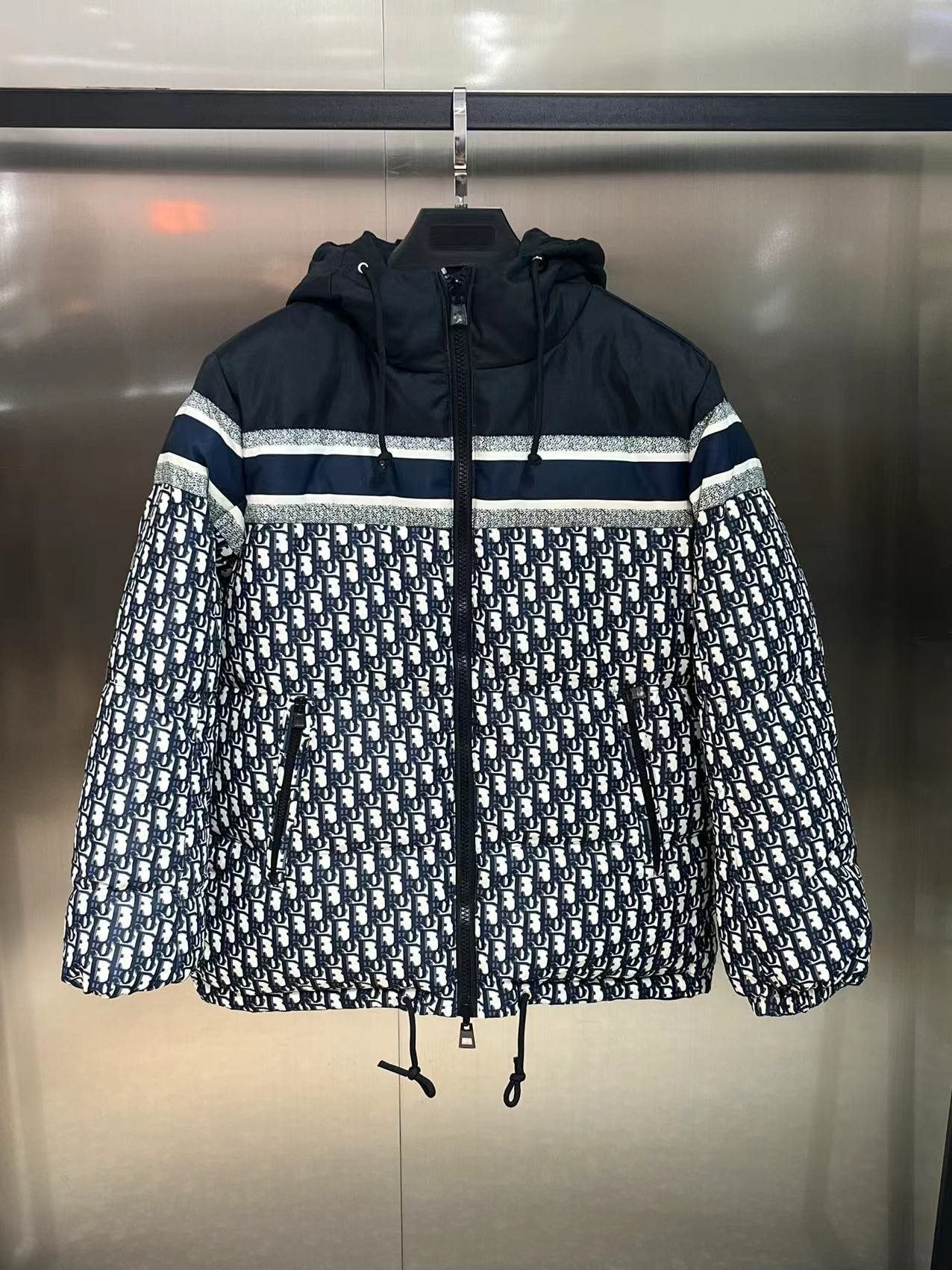 Dior Reversible Hooded Monogram Puffer Jacket