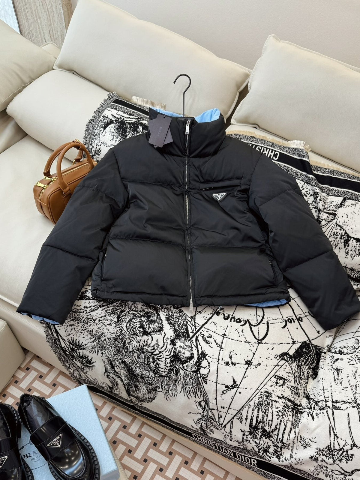 Prada Reversible Quilted Puffer Jacket