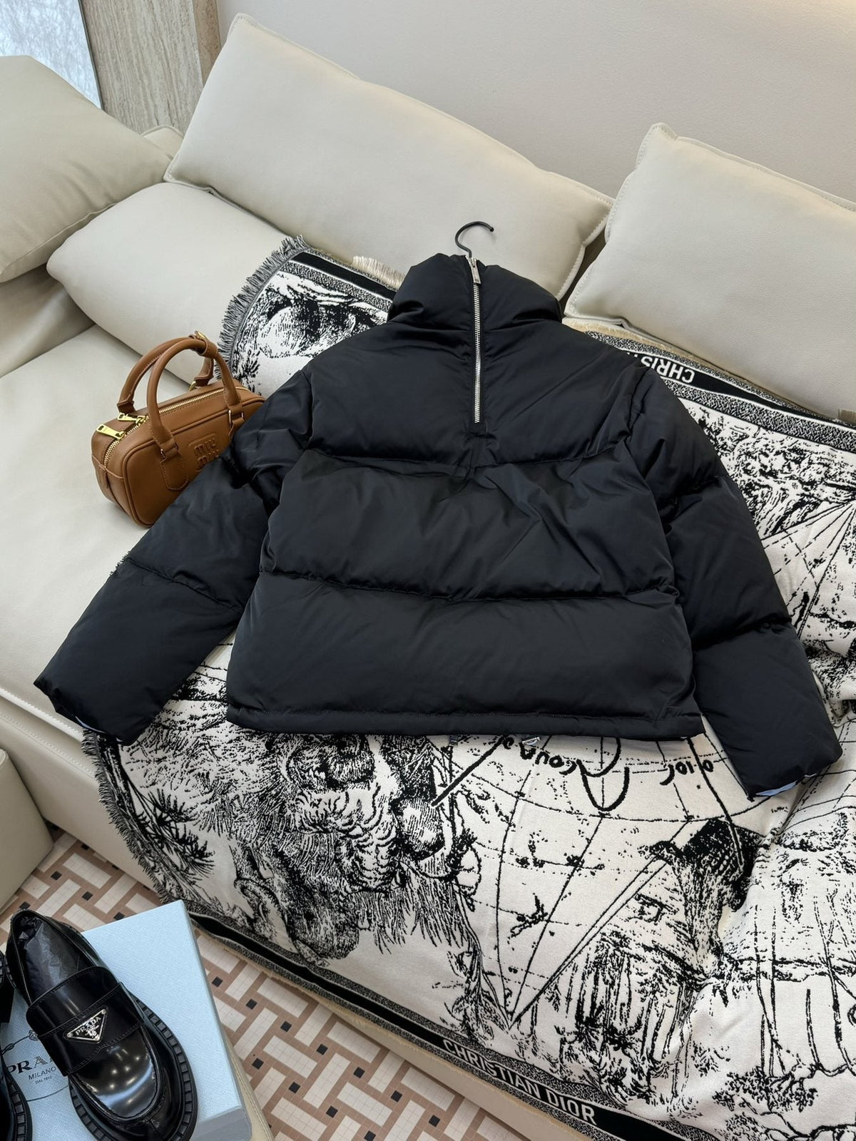 Prada Reversible Quilted Puffer Jacket