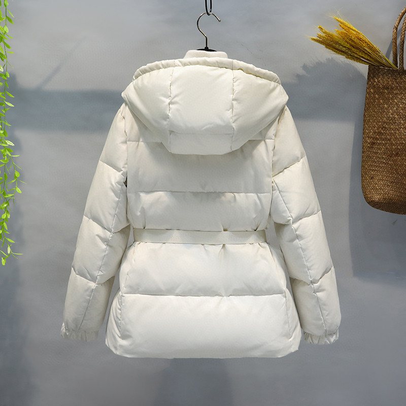 Prada Belted Hooded Puffer Jacket