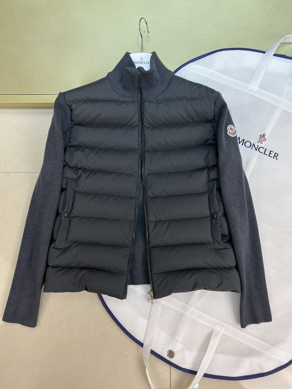 Moncler Sweater Sleeve Down Jacket