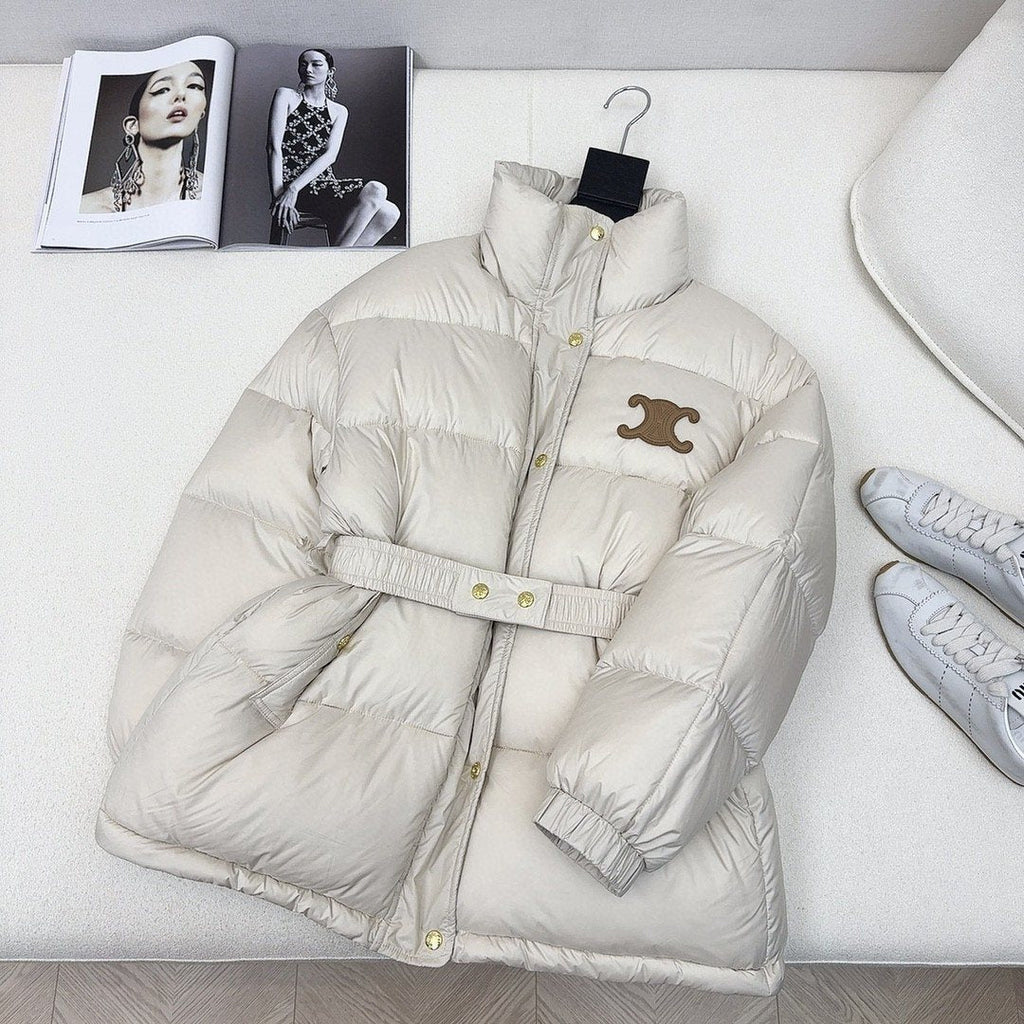 Celine Belted Puffer Coat