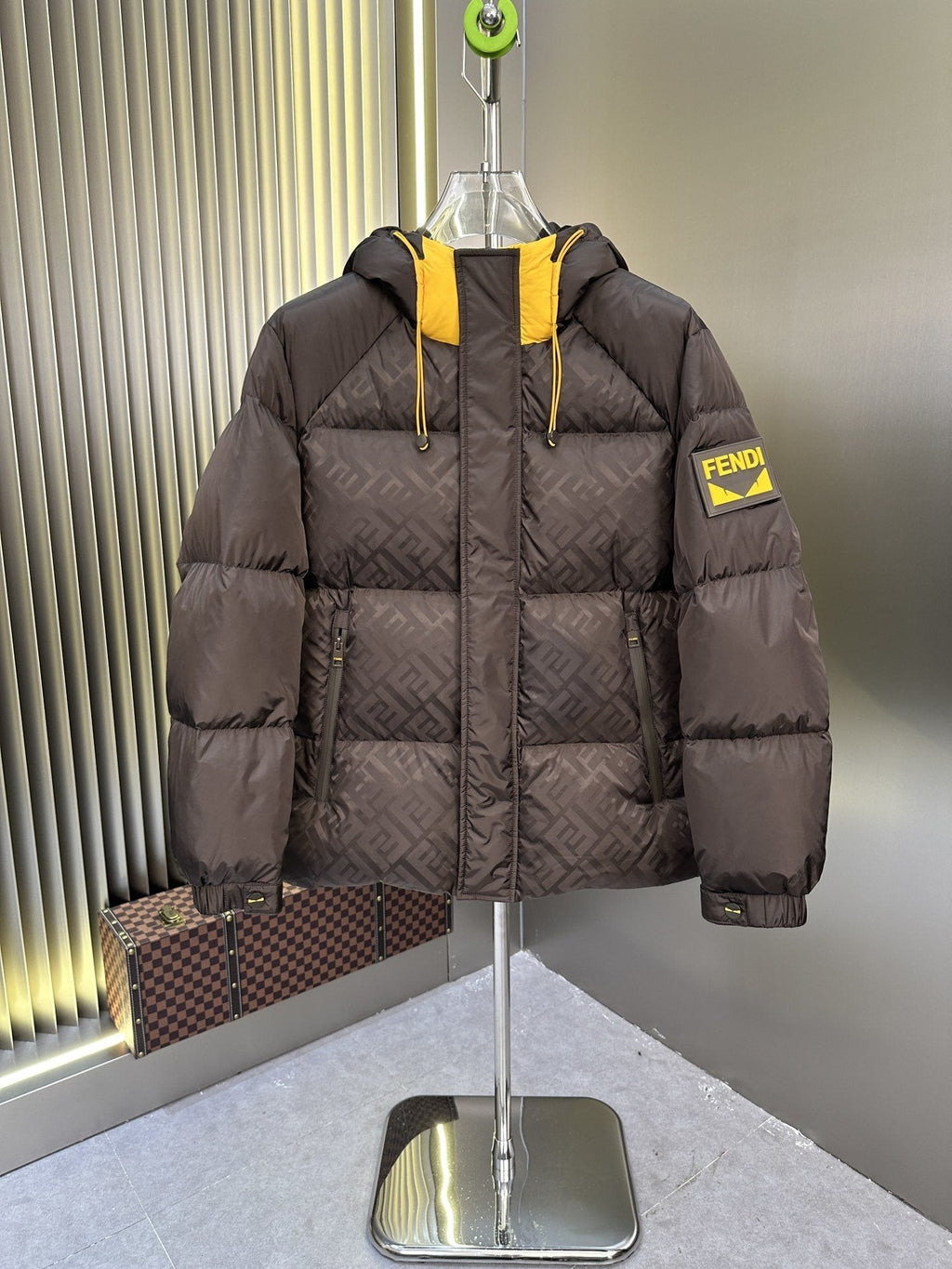 Fendi Hooded Quilted Puffer Jacket