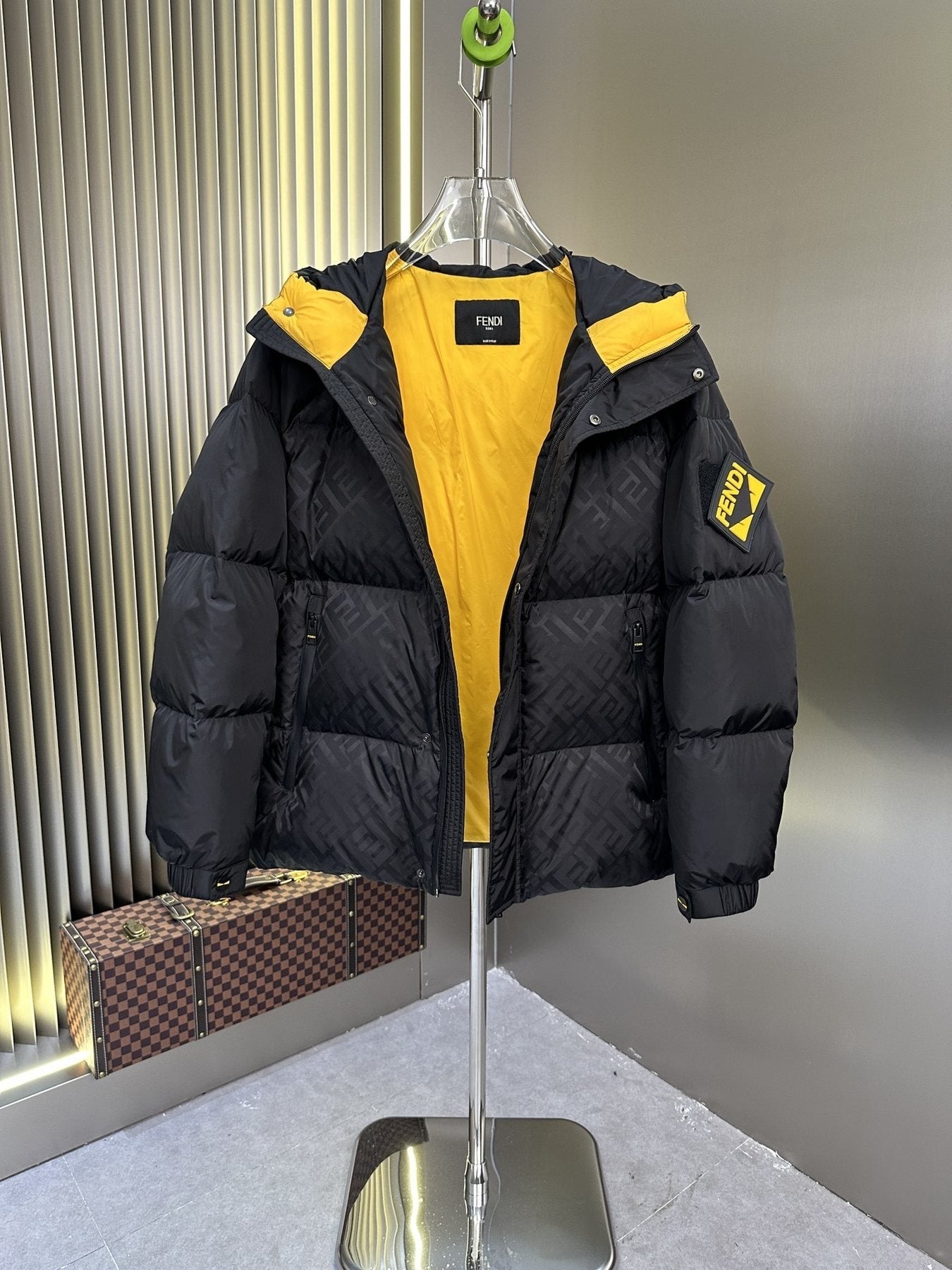 Fendi Hooded Quilted Puffer Jacket