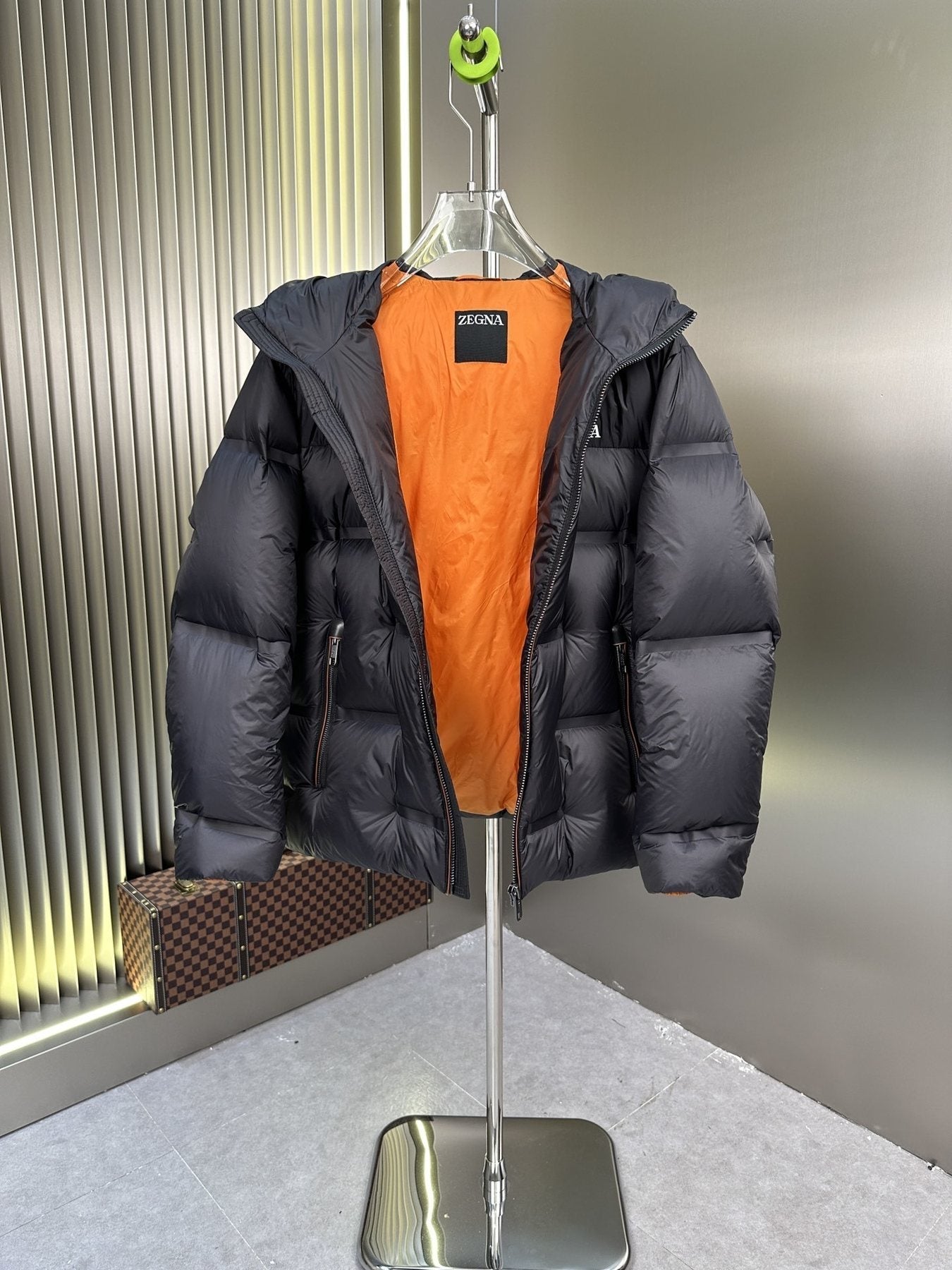 Zegna Hooded Quilted Puffer Coat