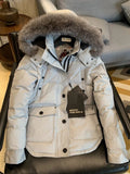Moose Knuckles Women's Fur-Trim Hood Puffer Jacket