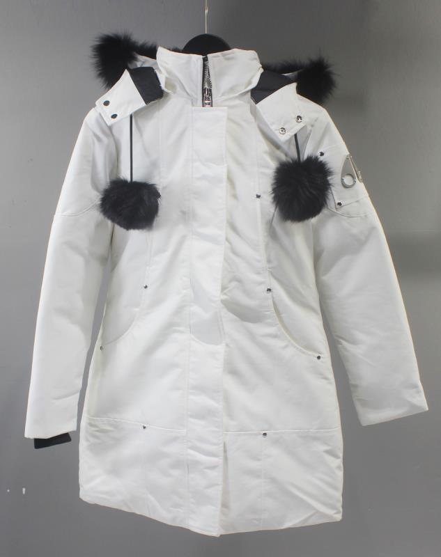 Moose Knuckles Women's Long Hooded Puffer Jacket