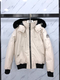 Moose Knuckles Fur-Trim Hooded Puffer Jacket