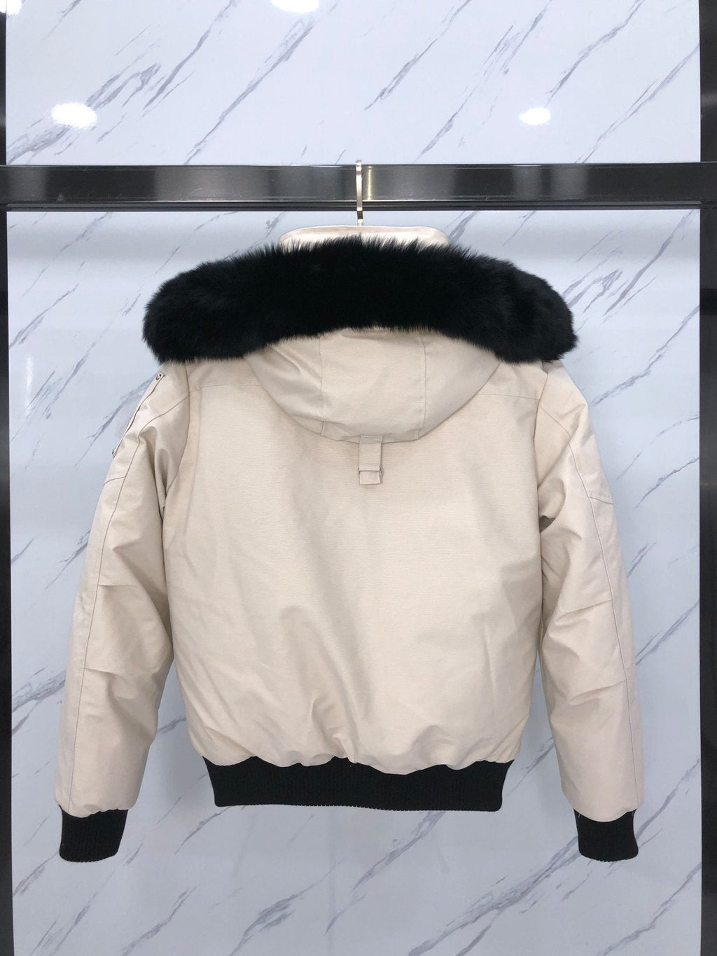 Moose Knuckles Fur-Trim Hooded Puffer Jacket