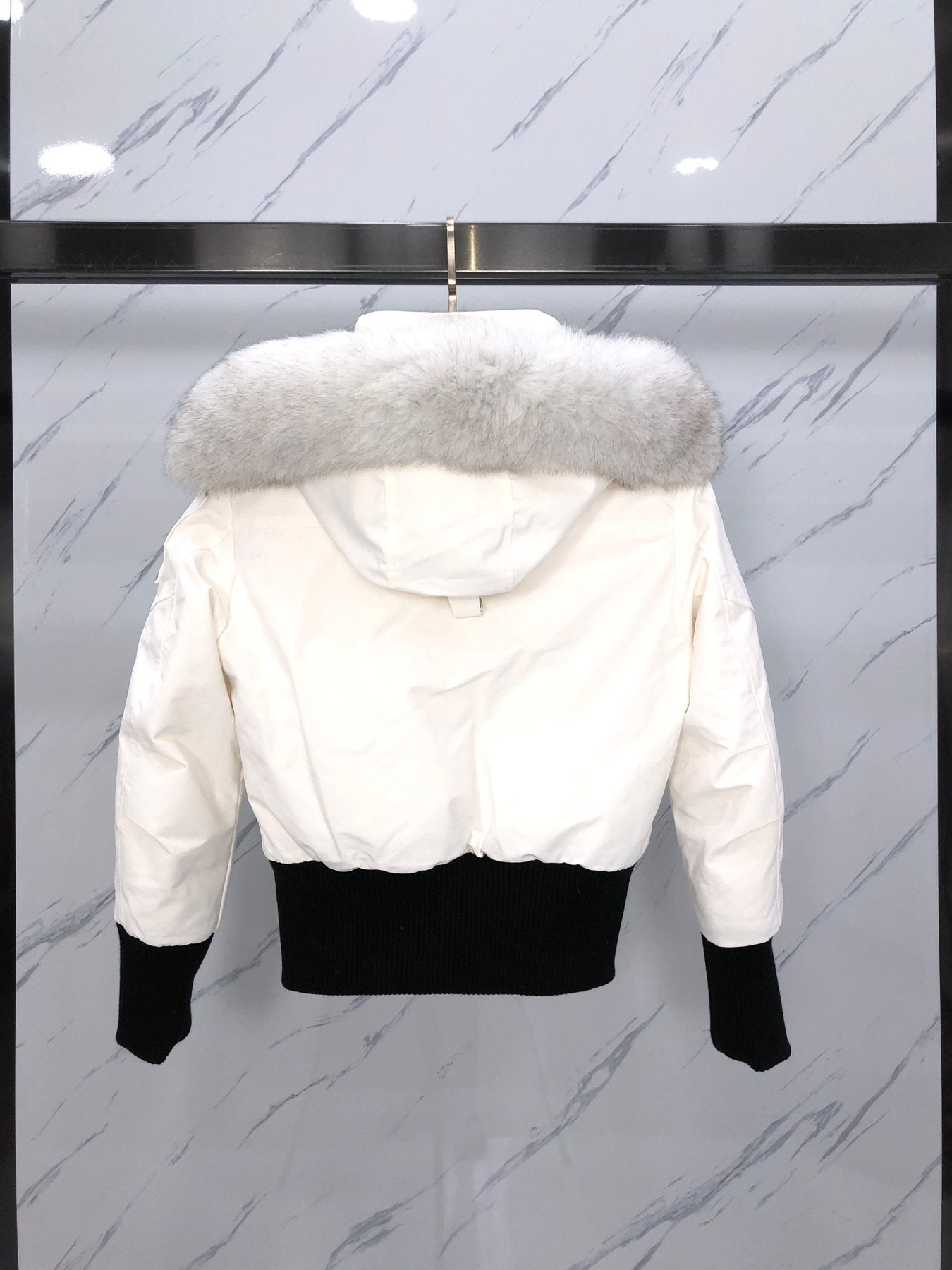 Moose Knuckles Women's Fur-Trim Hooded Puffer Jacket