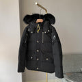 Moose Knuckles Fur-Trim Hooded Puffer Jacket