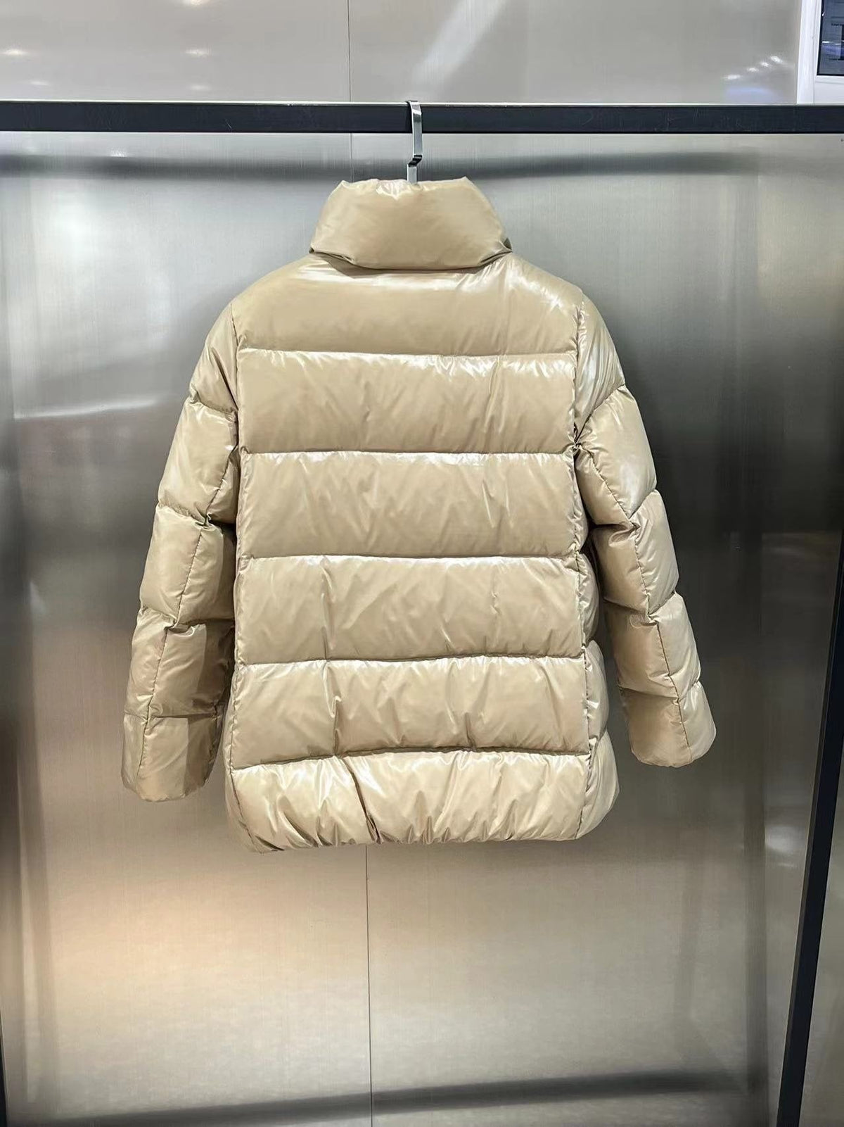 Moncler Women's Glossy Quilted Short Down Coat