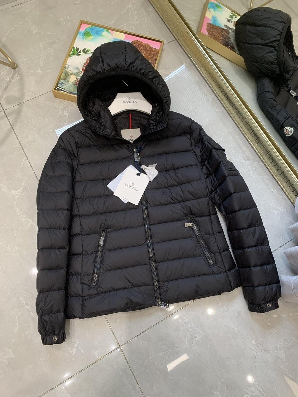 Moncler Hooded Quilted Puffer Coat