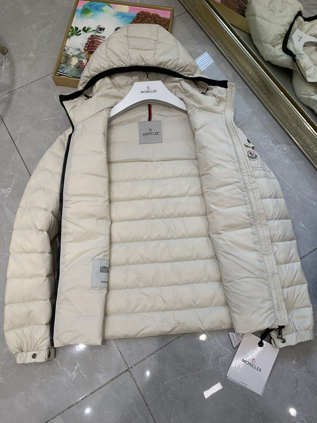 Moncler Hooded Quilted Puffer Coat