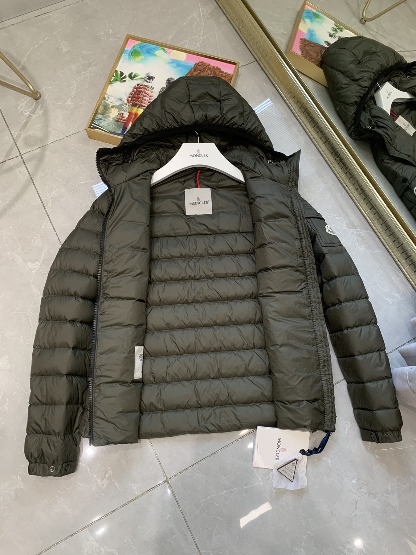 Moncler Hooded Quilted Puffer Coat