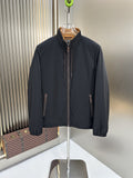 Zegna Reversible Stand-Collar Coat