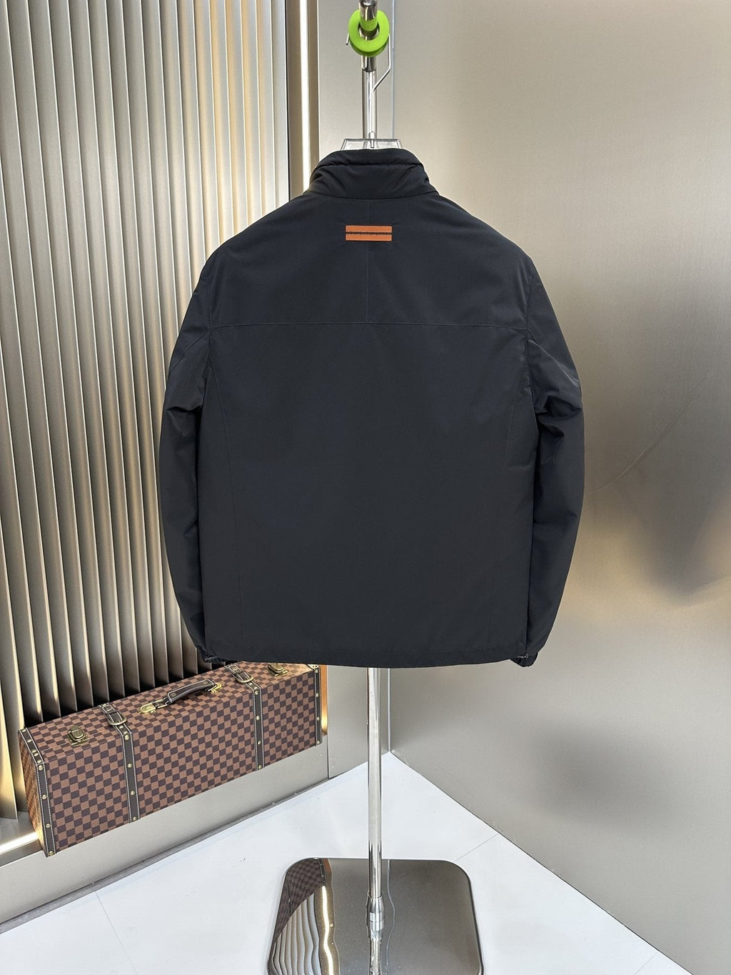 Zegna Reversible Stand-Collar Coat