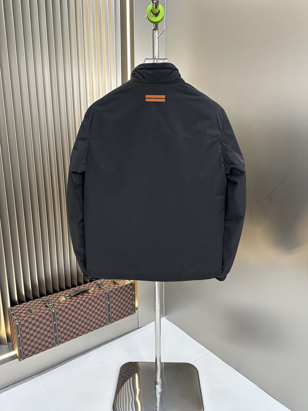 Zegna Reversible Stand-Collar Coat
