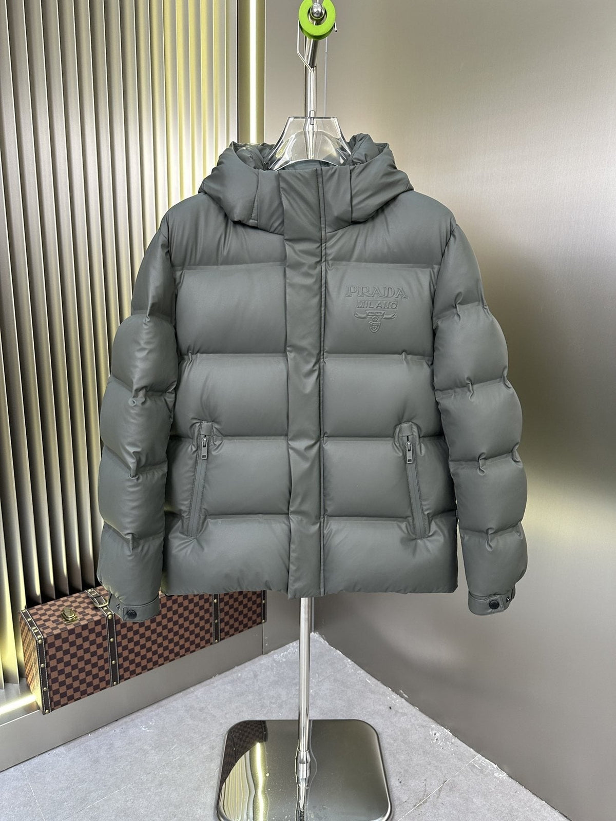 Prada Hooded Puffer Jacket