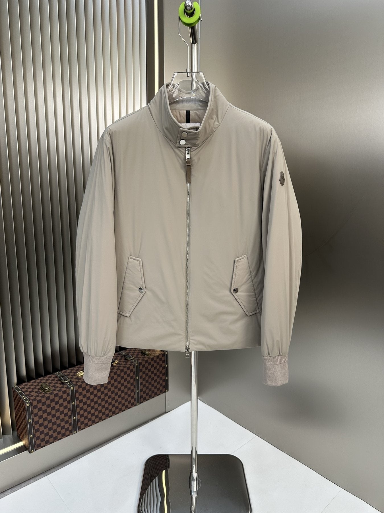 Moncler Padded Stand Collar Coat