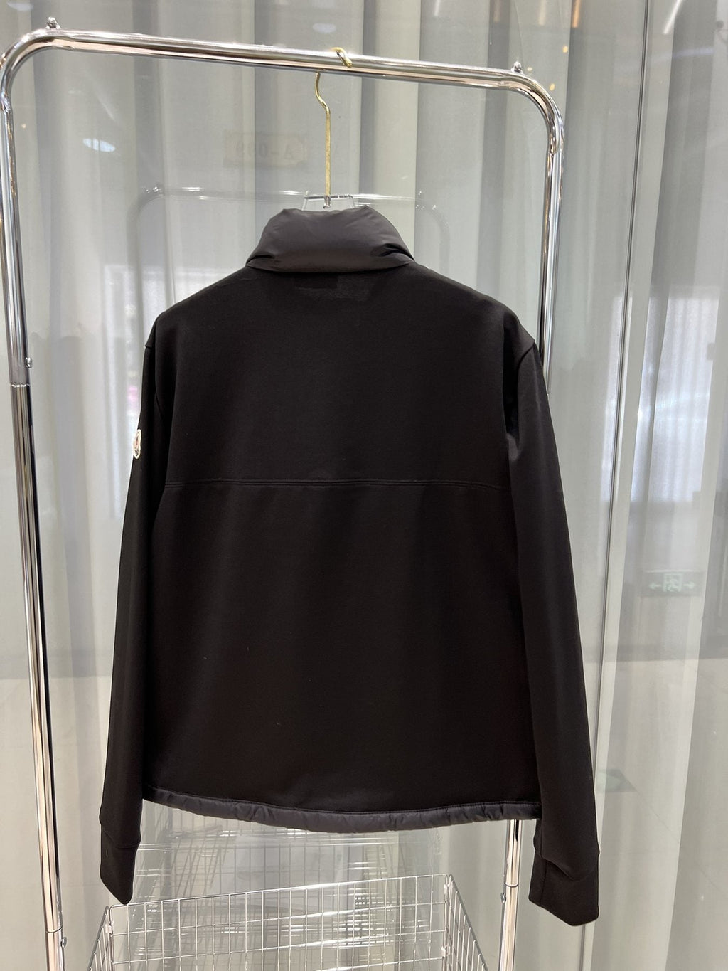 Moncler Quilted Front Knit Jacket