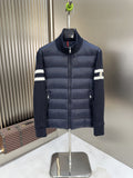 Moncler Men's Hybrid Quilted Knit Puffer Jacket