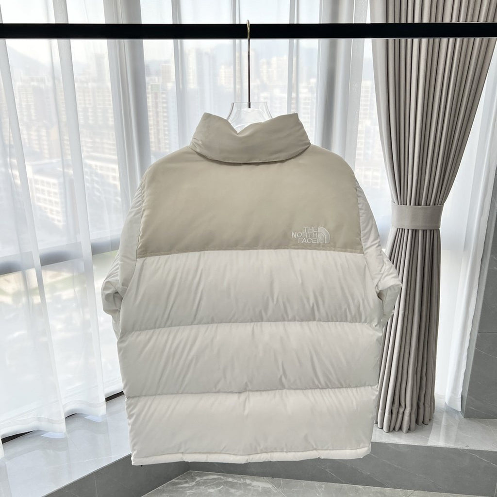 The North Face Color-Block Logo Puffer Jacket