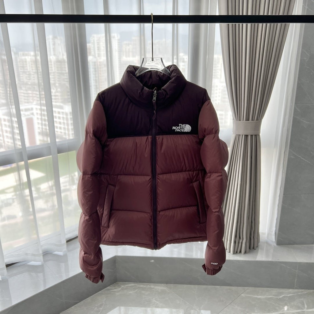 The North Face Color-Block Logo Puffer Jacket