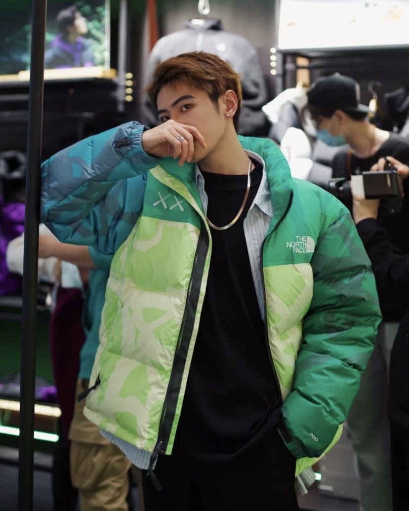 The North Face Camouflage Puffer Jacket