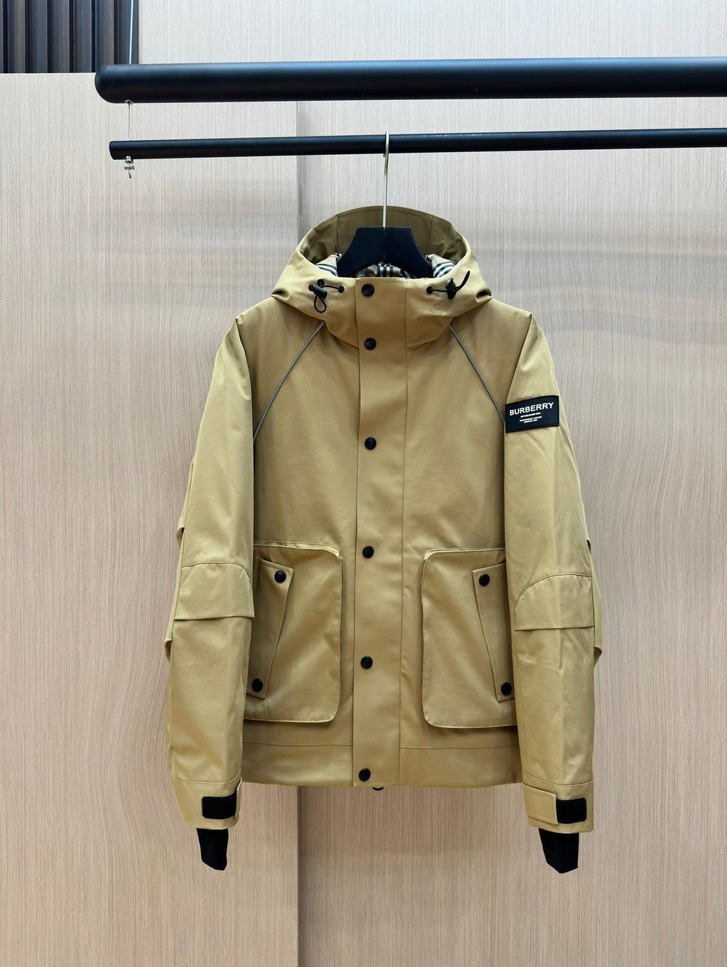 Burberry Hooded Utility Short Down Jacket