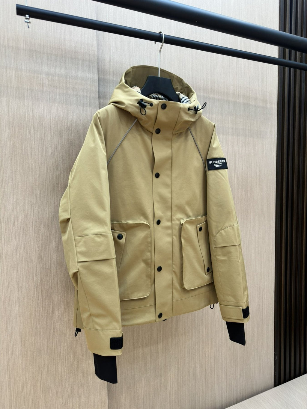 Burberry Hooded Utility Short Down Jacket