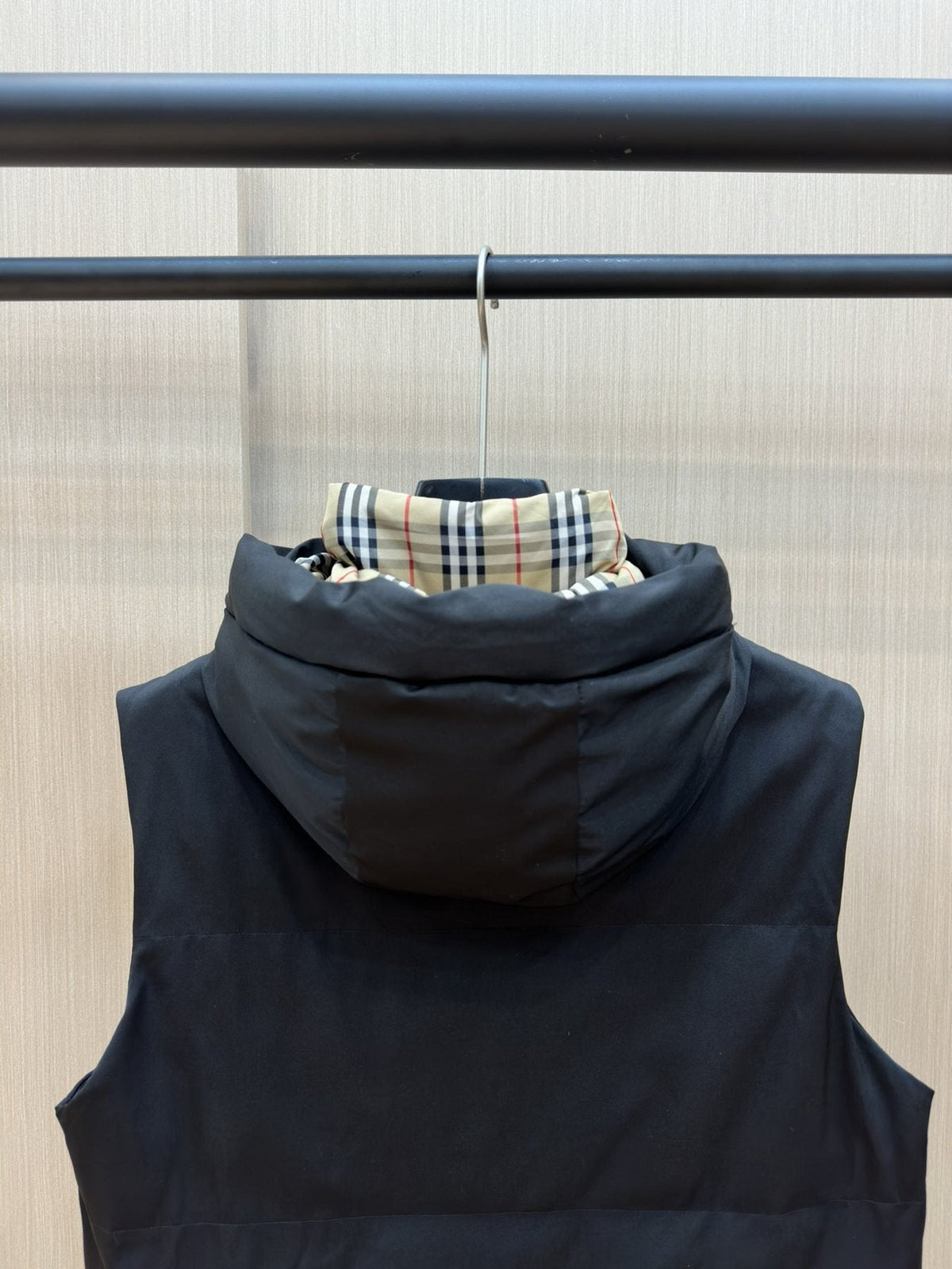 Burberry Hooded Padded Down Vest