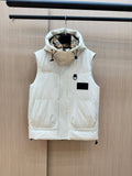 Burberry Hooded Padded Down Vest