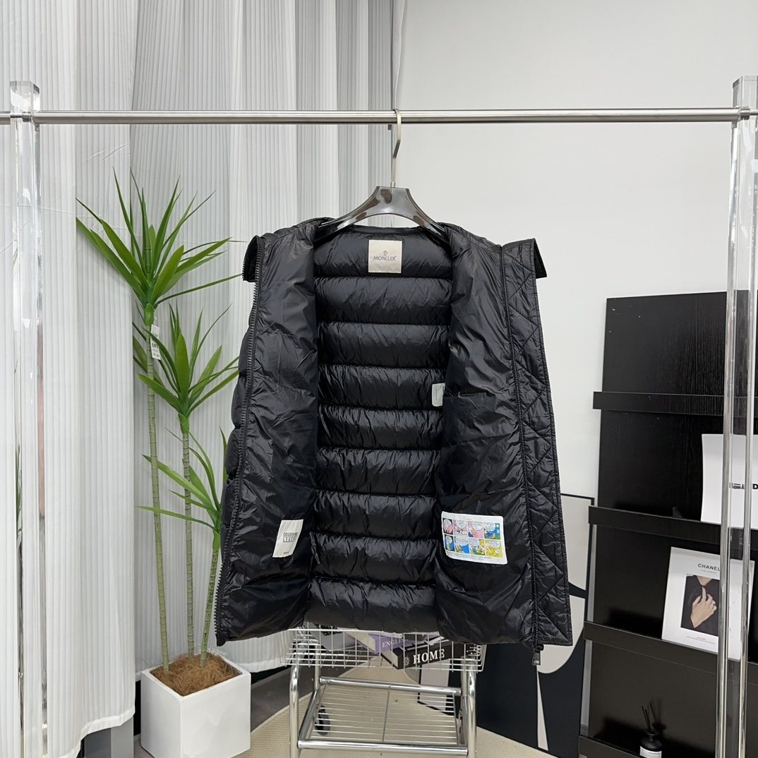 Moncler Women's Hooded Quilted Long Down Coat