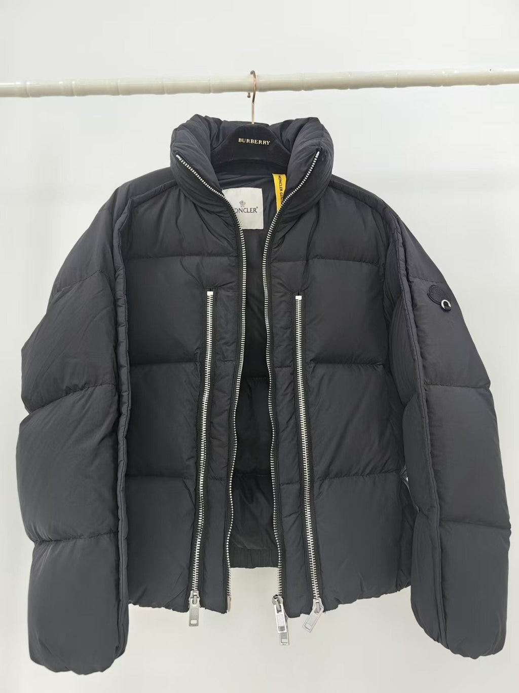 Moncler Quilted Stand-Collar Puffer Coat