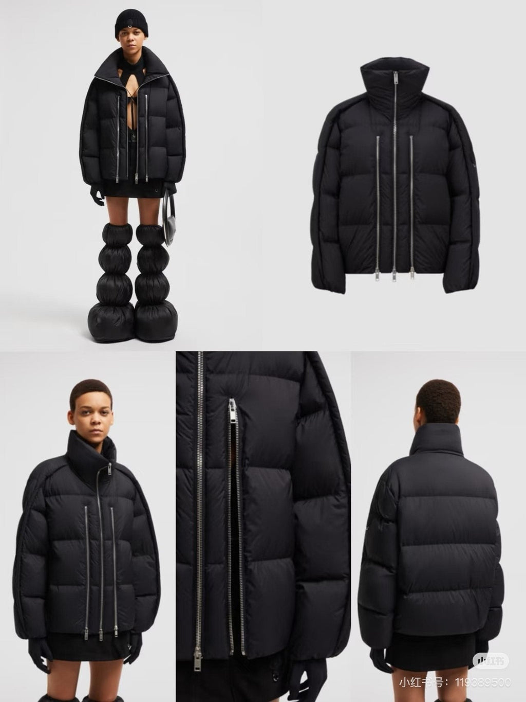 Moncler Quilted Stand-Collar Puffer Coat