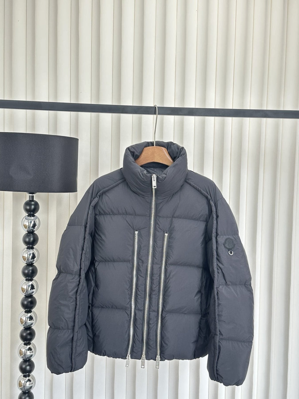 Moncler Quilted Stand-Collar Puffer Coat