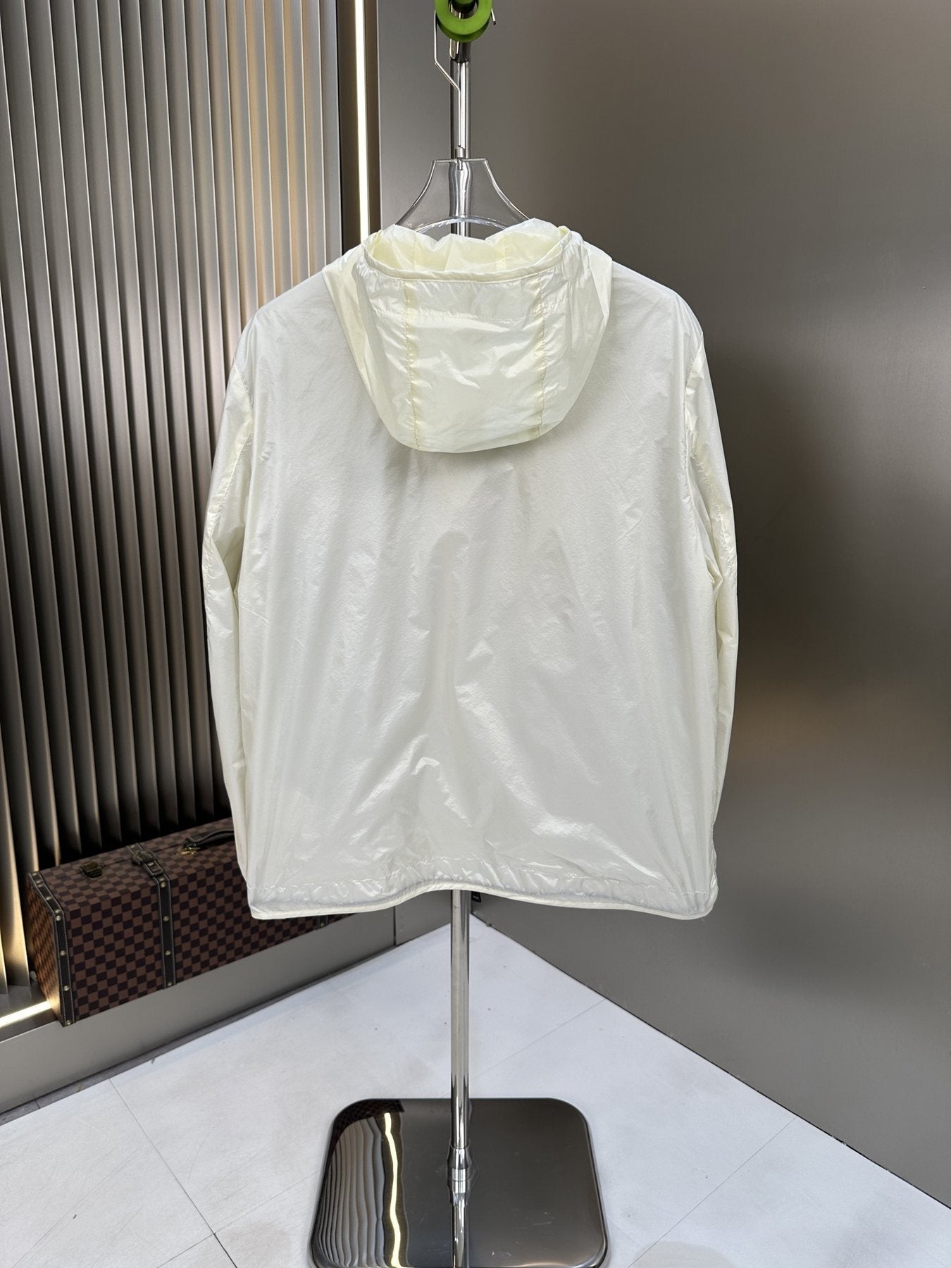 Moncler Hooded Chest Badge Windbreaker