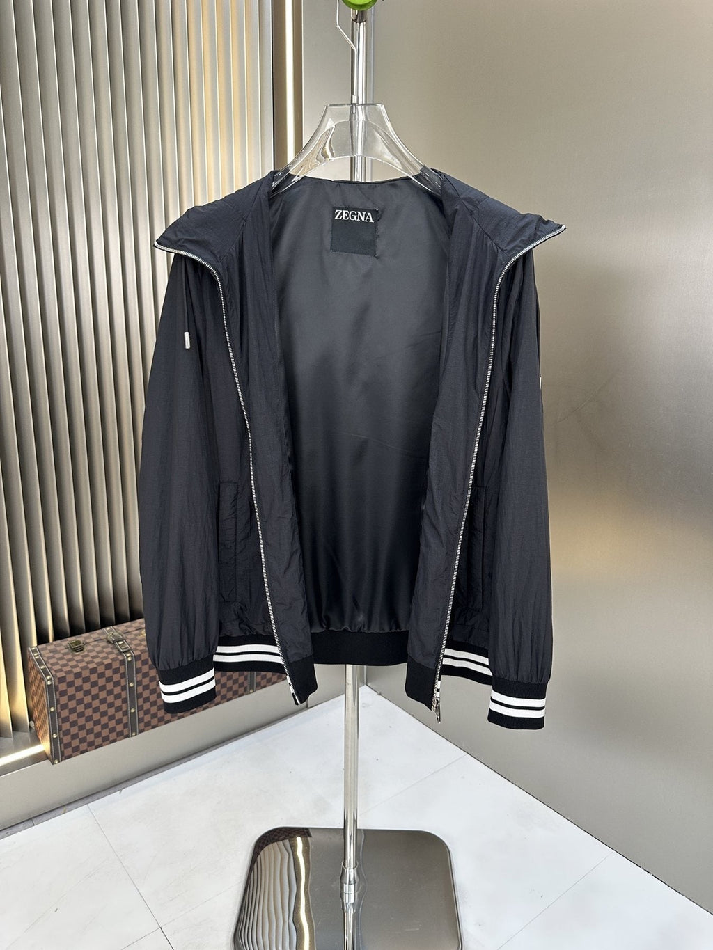 Zegna Hooded Full-Zip Windbreaker