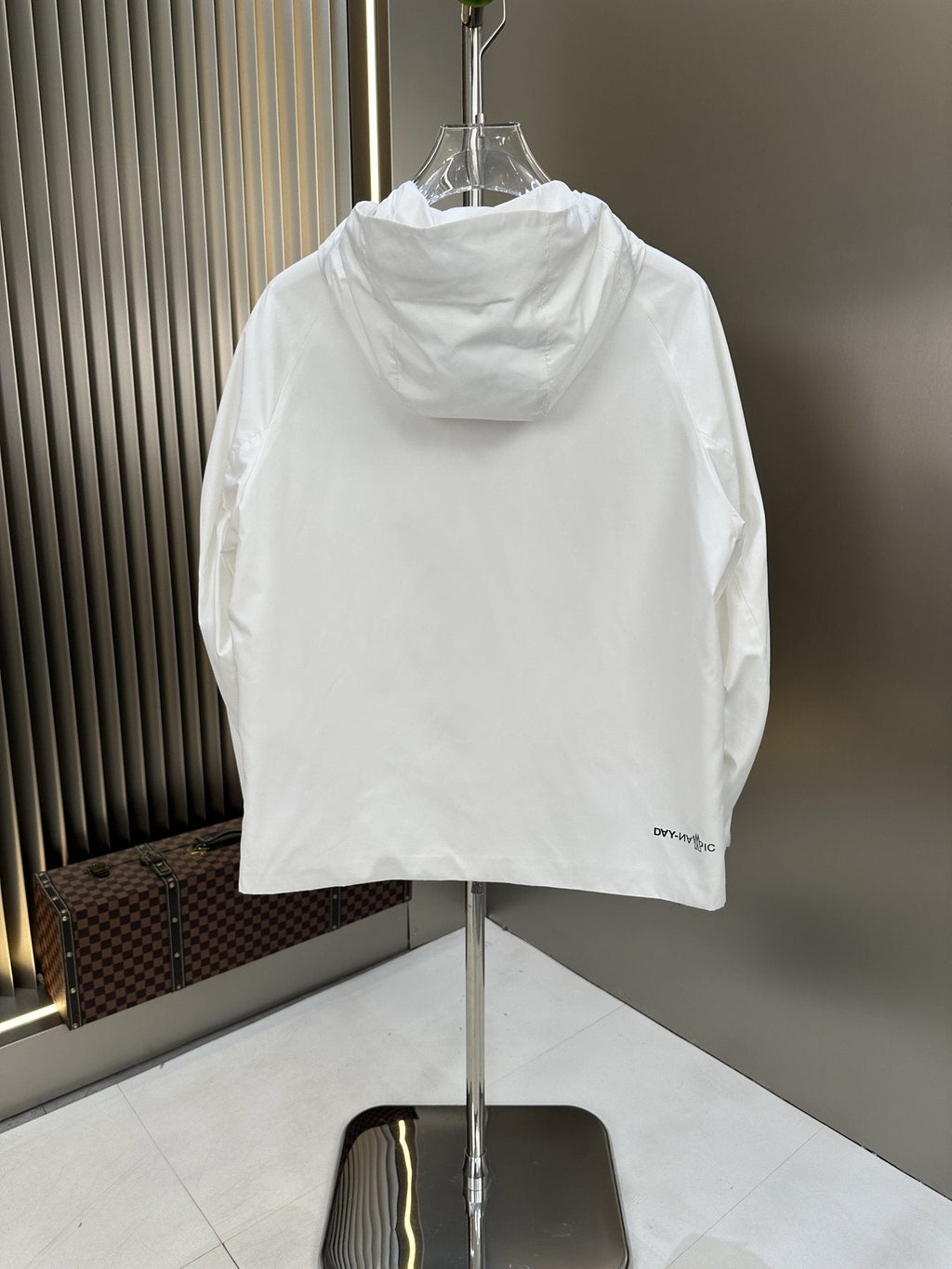 Moncler Hooded Contrast-Zip Jacket