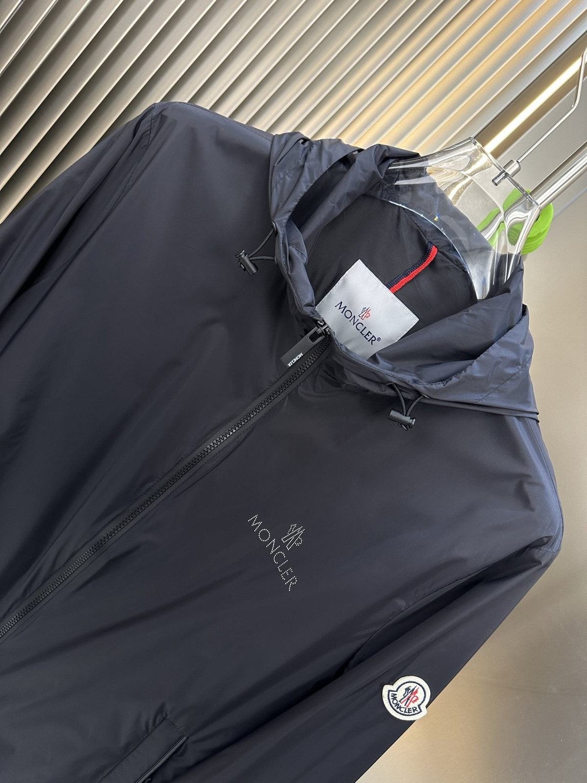 Moncler Hooded Zip-Front Jacket