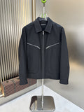 Zegna Zip-Front Collared Jacket