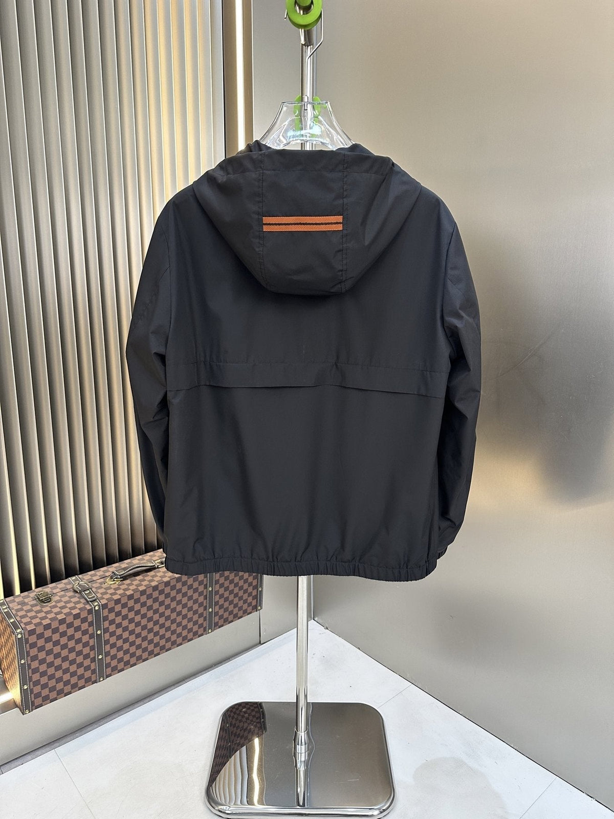 Zegna Hooded Zip-Front Jacket