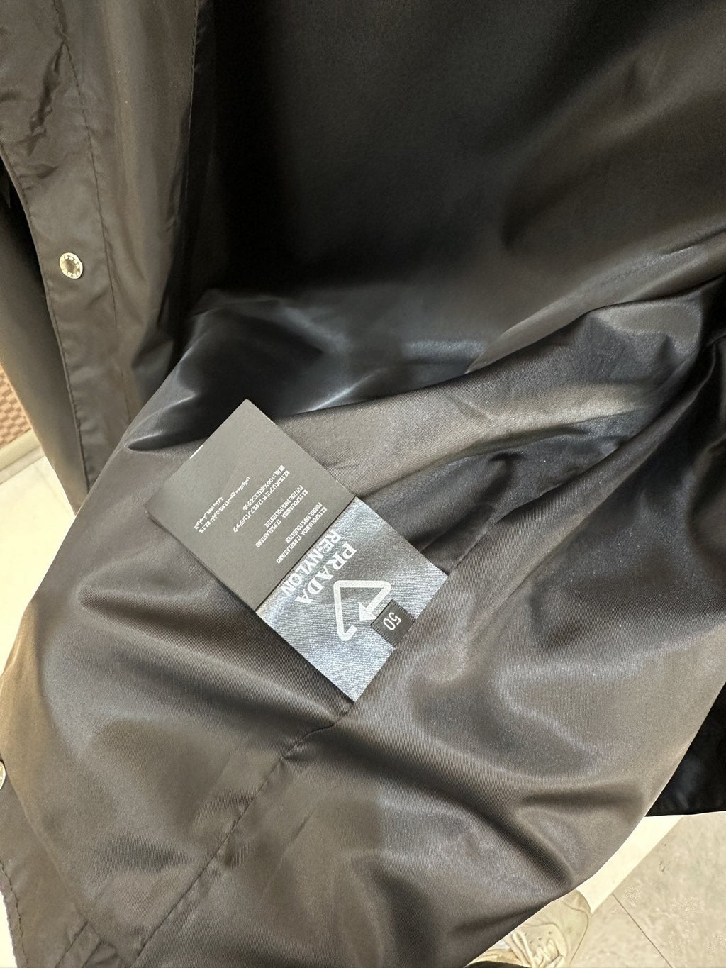 Prada Black Four-Pocket Button-Front Jacket