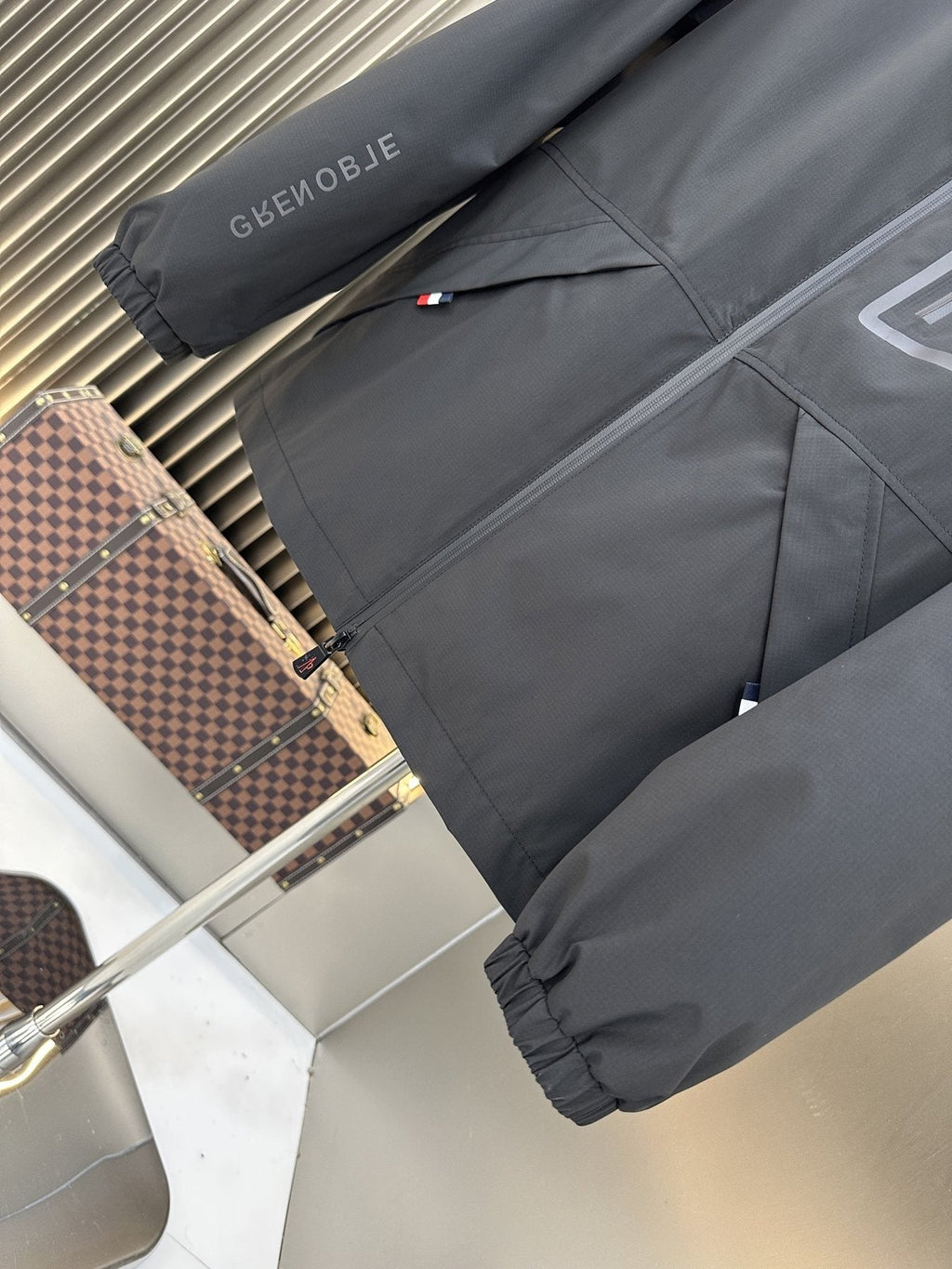 Moncler Hooded Zip-Front Jacket