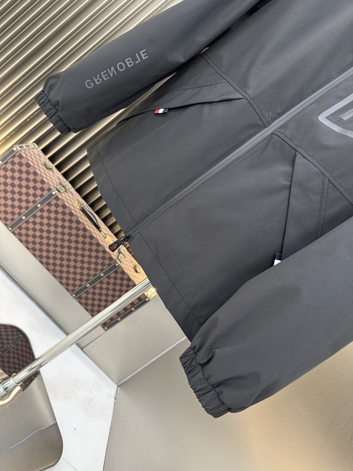 Moncler Hooded Zip-Front Jacket