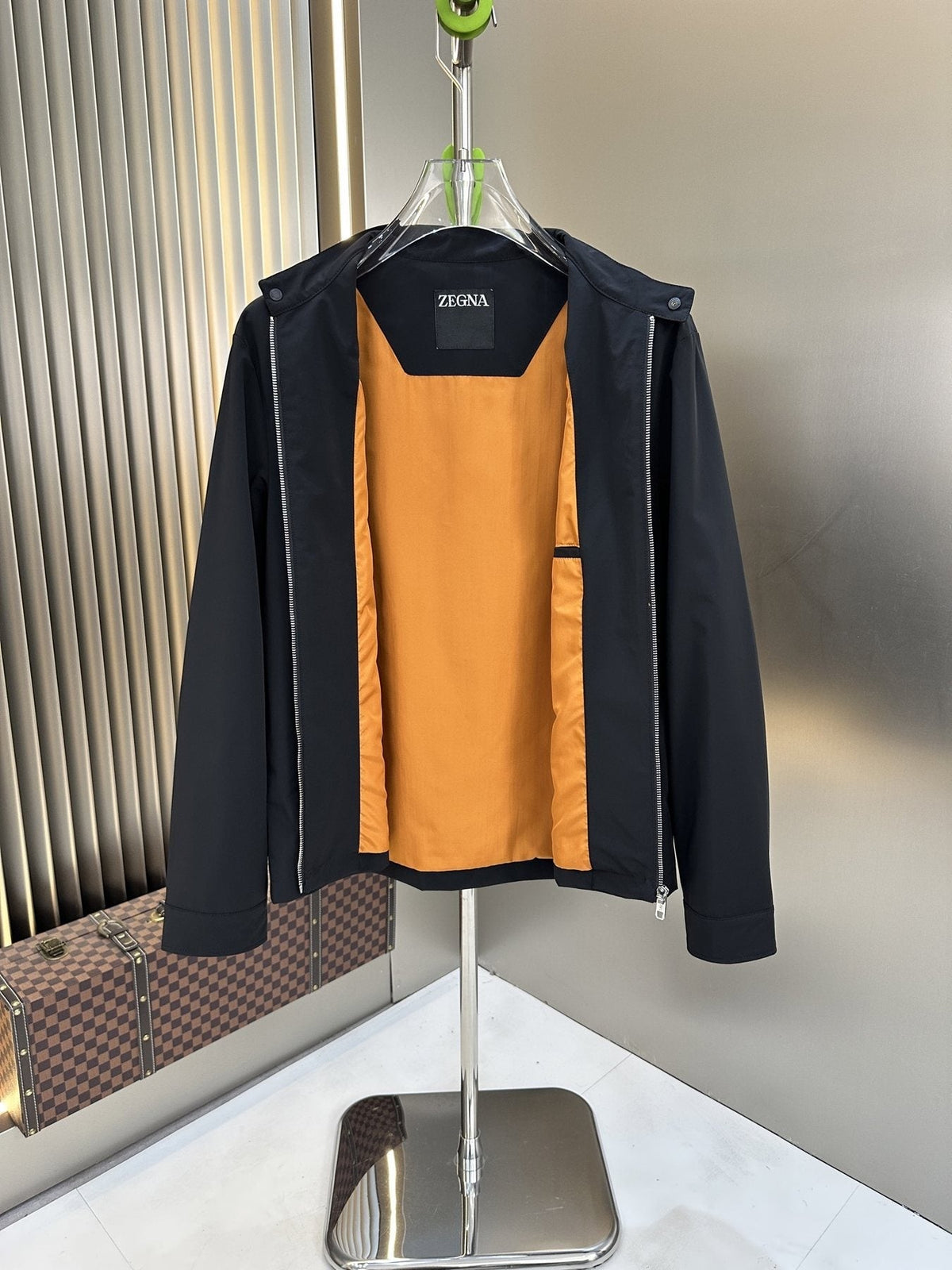 Zegna Stand-Collar Zip-Front Jacket